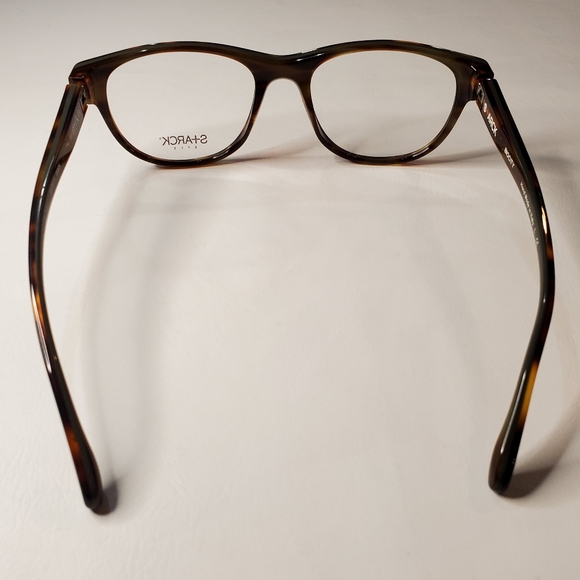 Starck Eyes Eyeglasses Tortoise Gray 52-18-140 - Picture 4 of 8